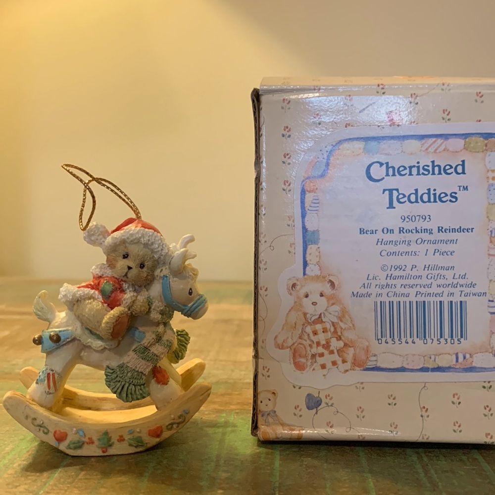 Cherished Teddies Rocking Horse Ornament